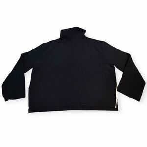 NWT BURU Women’s Black Long Sleeve Diane Turtleneck Sweater Size Medium